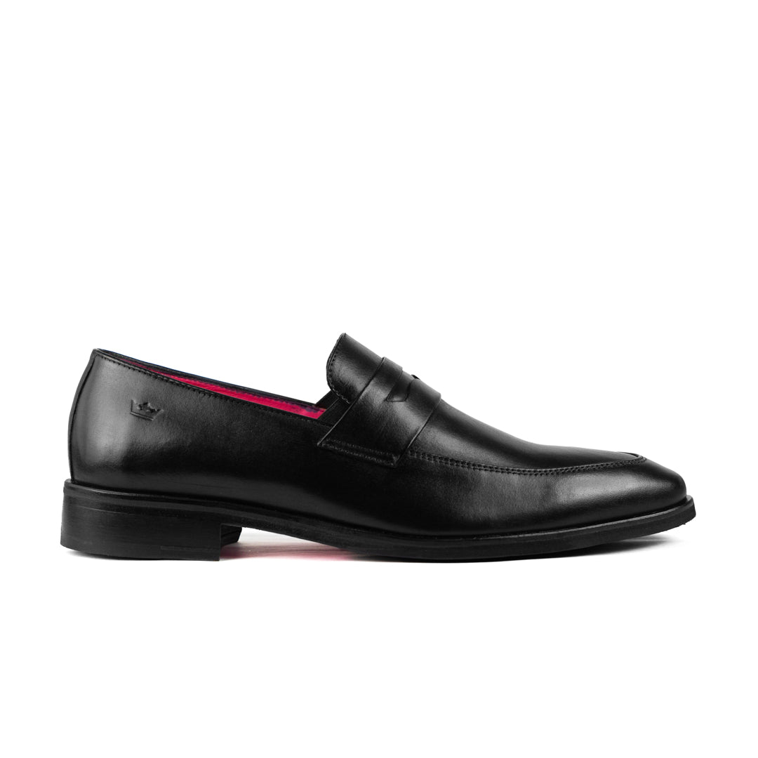Mocasín Alessandro Negro Suela Clasica