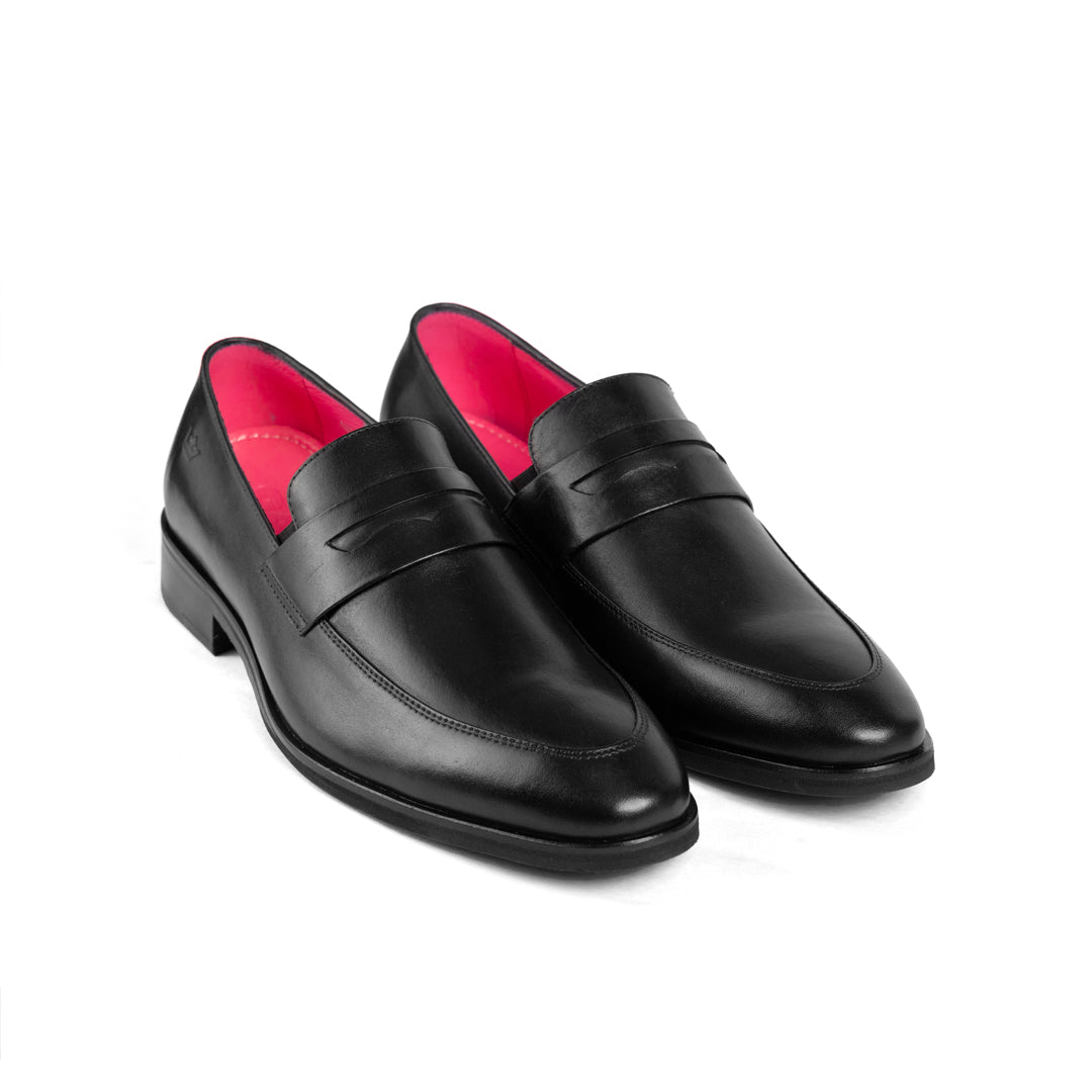 Mocasín Alessandro Negro Suela Clasica