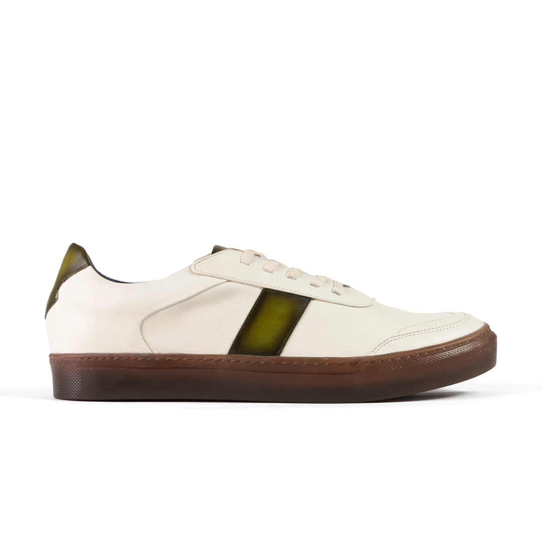 Sneaker Pisa Beige-Verde