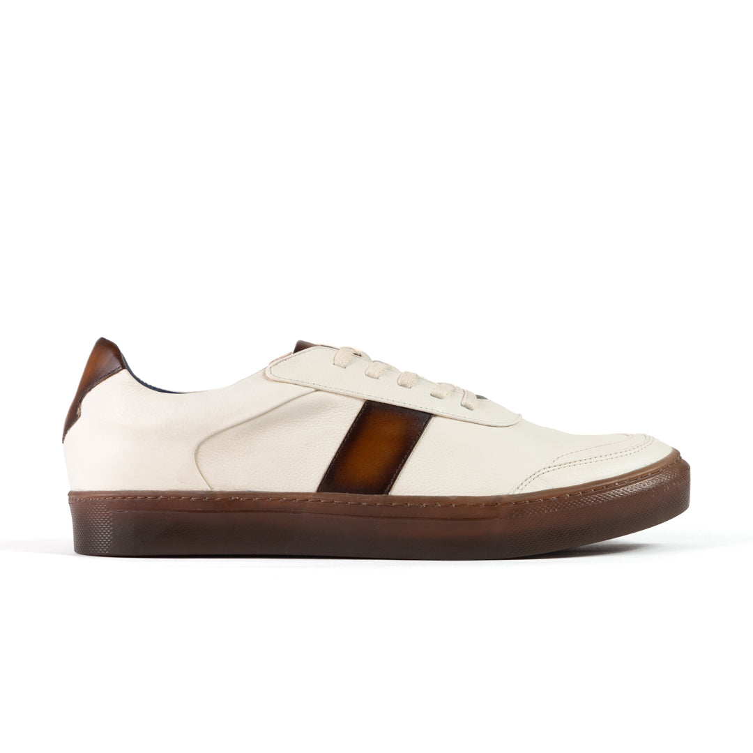 Sneaker Pisa Beige-Caramelo