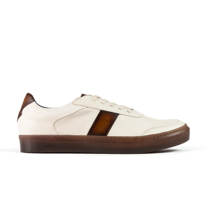 Sneaker Pisa Beige-Caramelo