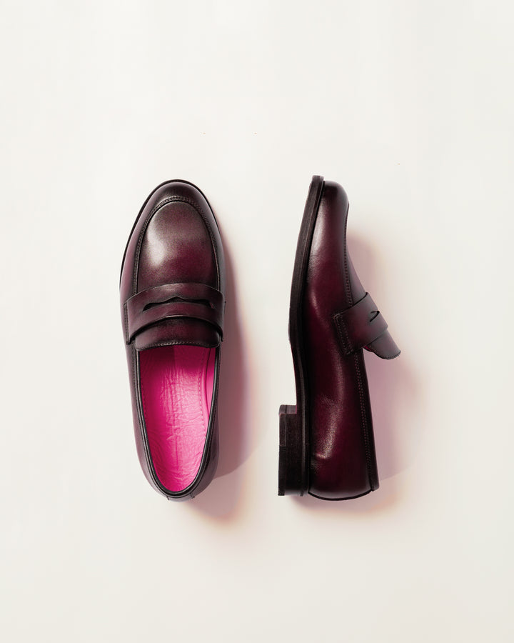 Mocasín Alessa Vinotinto Suela Ultraliviana