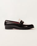 Mocasín Alessa Negro-Blanco Suela Clásica