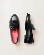 Mocasín Alessa Negro Suela Clásica