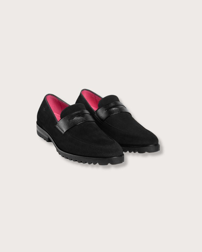 Mocasín Alessio Negro Suela Ultraliviana