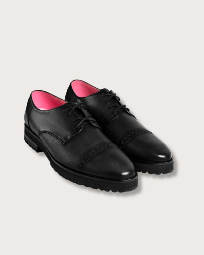 Oxford Cesare Negro Suela Ultraliviana