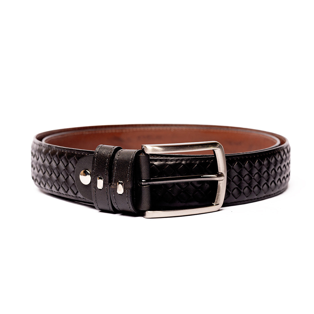 Cinturón Negro Bordado
