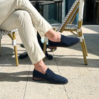 Mocasín Viaggio Azul Suela Clásica