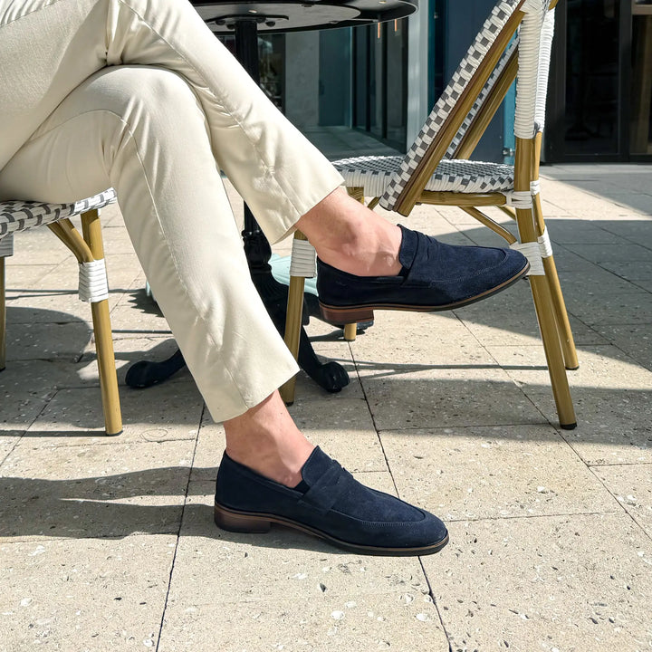 Mocasín Viaggio Azul Suela Clásica