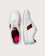 Sneaker Pisa Bianco-Caramelo