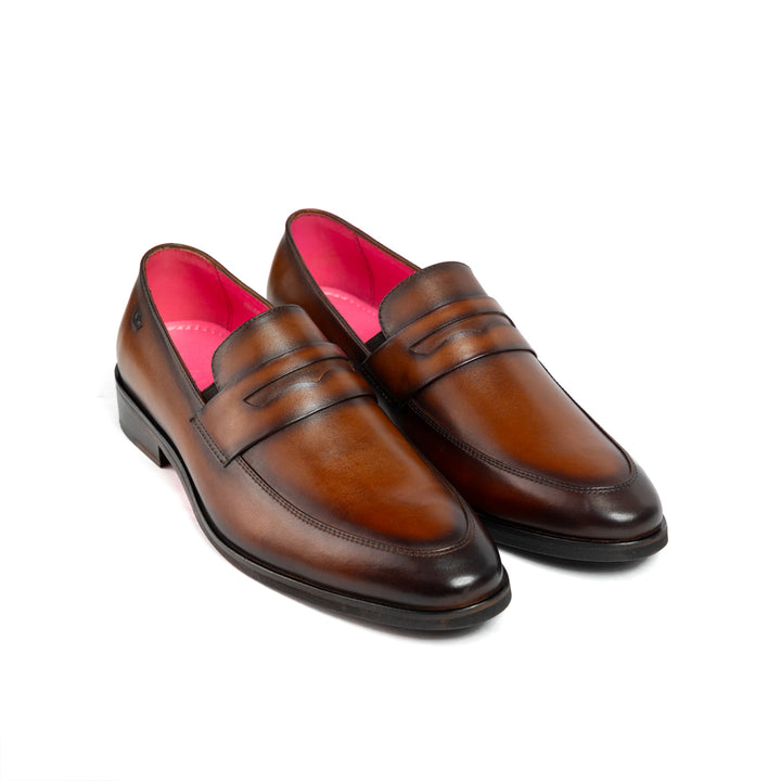 Mocasín Alessandro Café Suela Clasica Sale