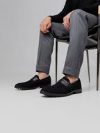 Mocasín Alessio Negro Suela Ultraliviana