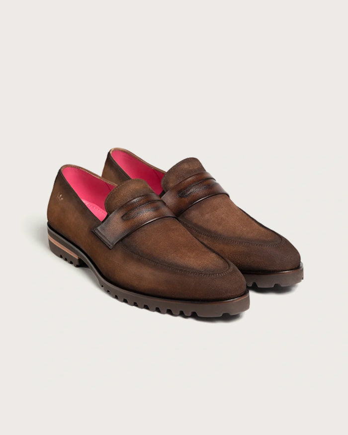 Mocasín Alessio Café Suela Ultraliviana