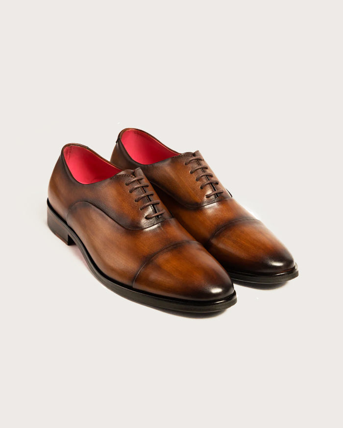Oxford Armand Caramelo Suela Clásica
