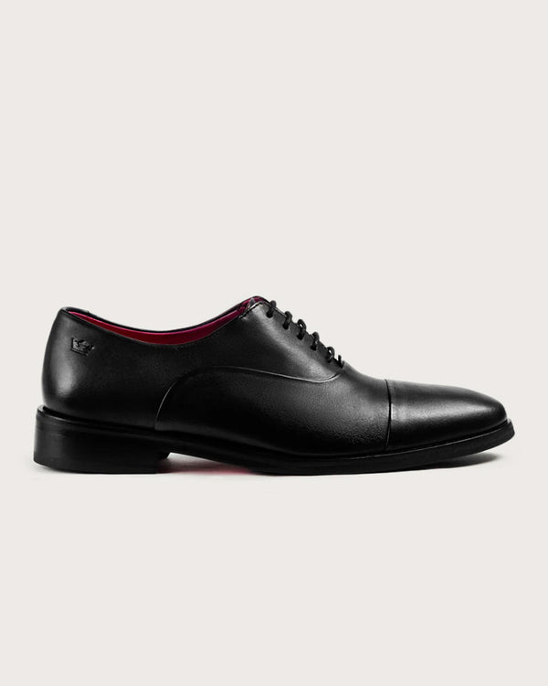 Oxford Armand Negro Suela Clásica