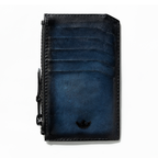 Billetera Azul - Negro Patina