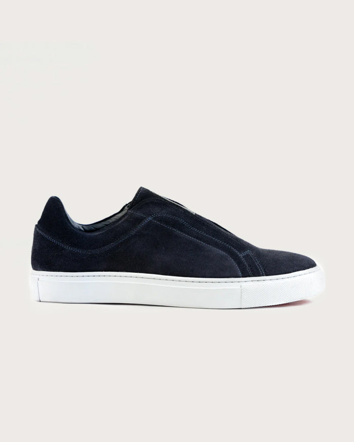 Sneaker Gino Azul Gamuza