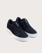 Sneaker Gino Azul Gamuza