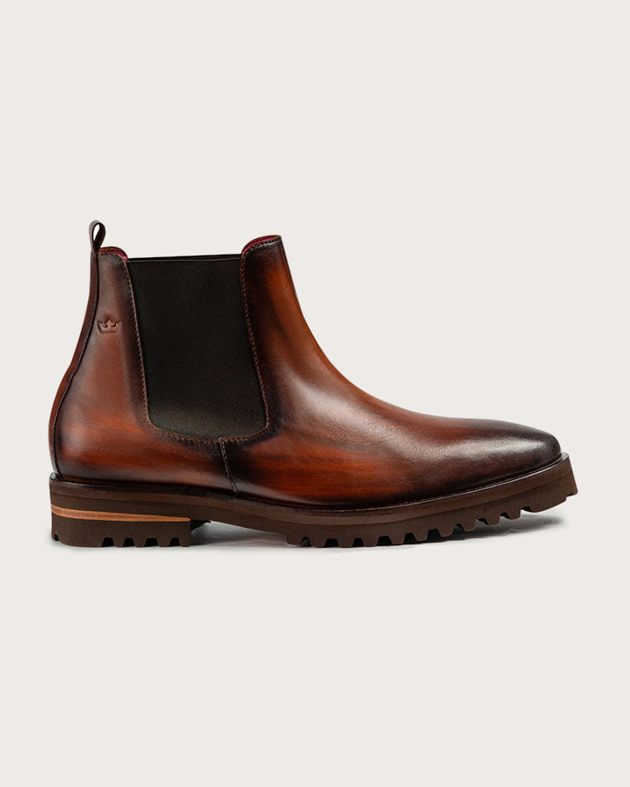 Bota Jacques Cognac Suela Ultraliviana