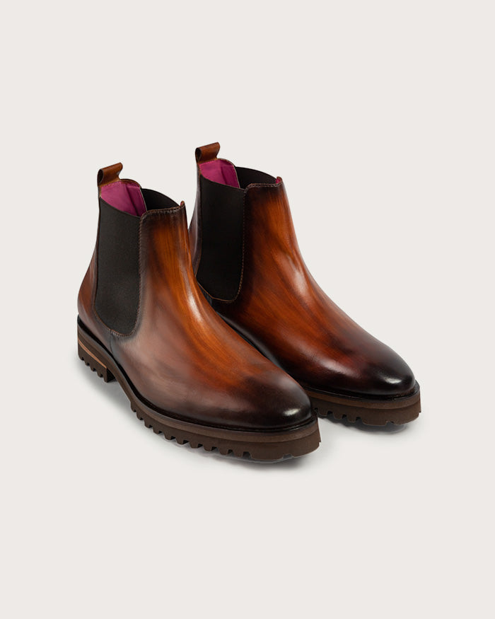 Bota Jacques Cognac Suela Ultraliviana