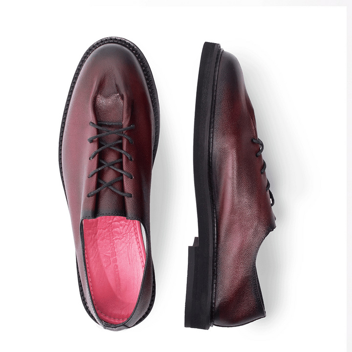 Oxford Piegato Burgundy Suela Ultraliviana