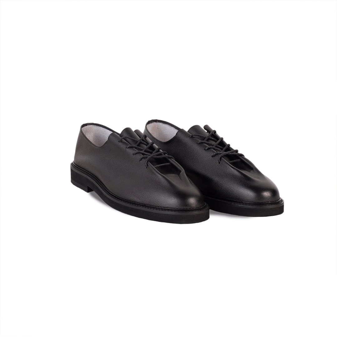 Oxford Piegato Negro Suela Ultraliviana