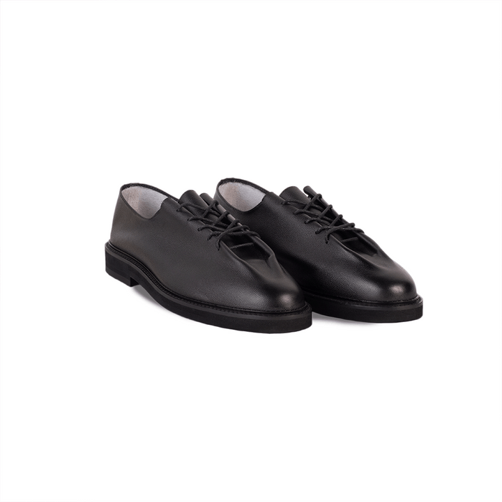 Oxford Piegato Negro Suela Ultraliviana