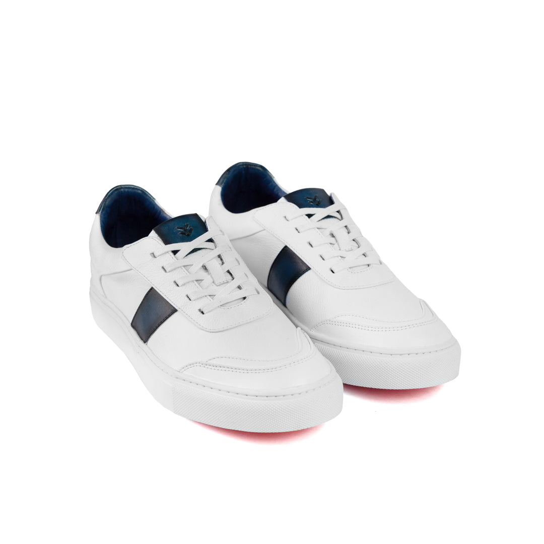 Sneaker Pisa Bianco-Azul Sale