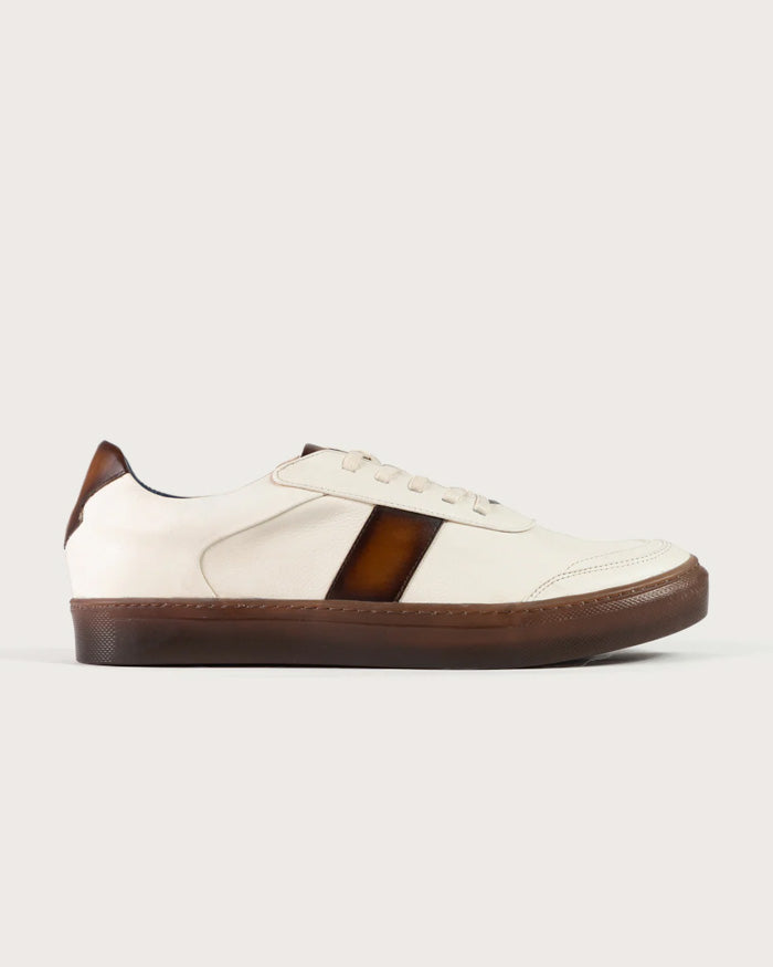 Sneaker Pisa Beige-Caramelo
