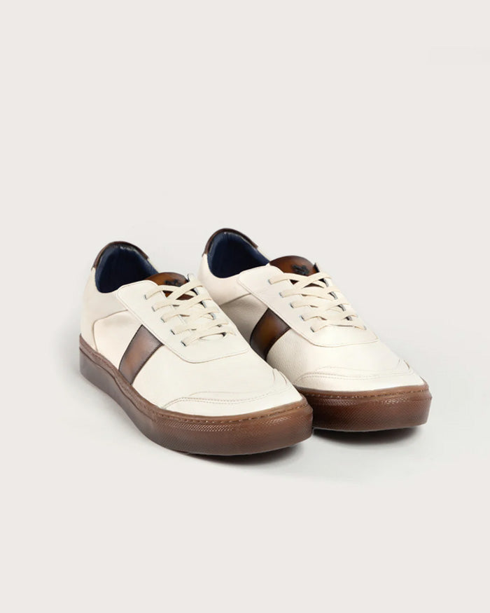 Sneaker Pisa Beige-Caramelo