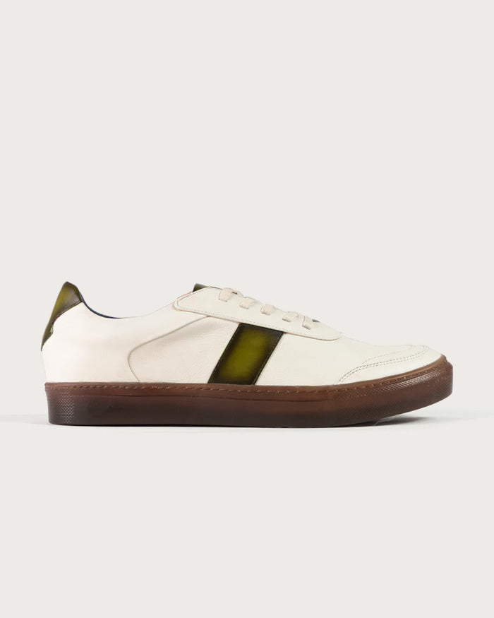 Sneaker Pisa Beige-Verde