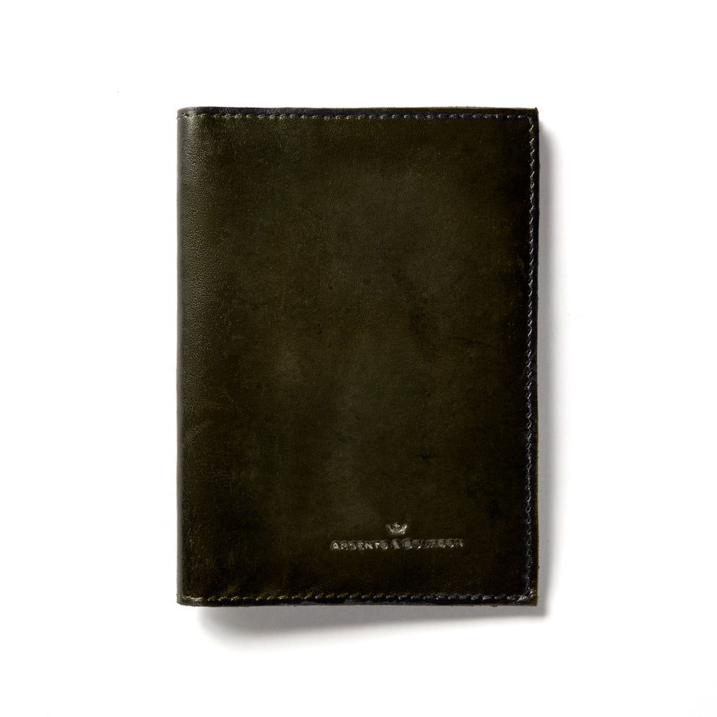 Porta Pasaporte Verde Patina
