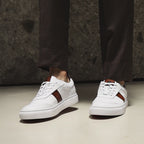 Sneaker Pisa Bianco-Caramelo