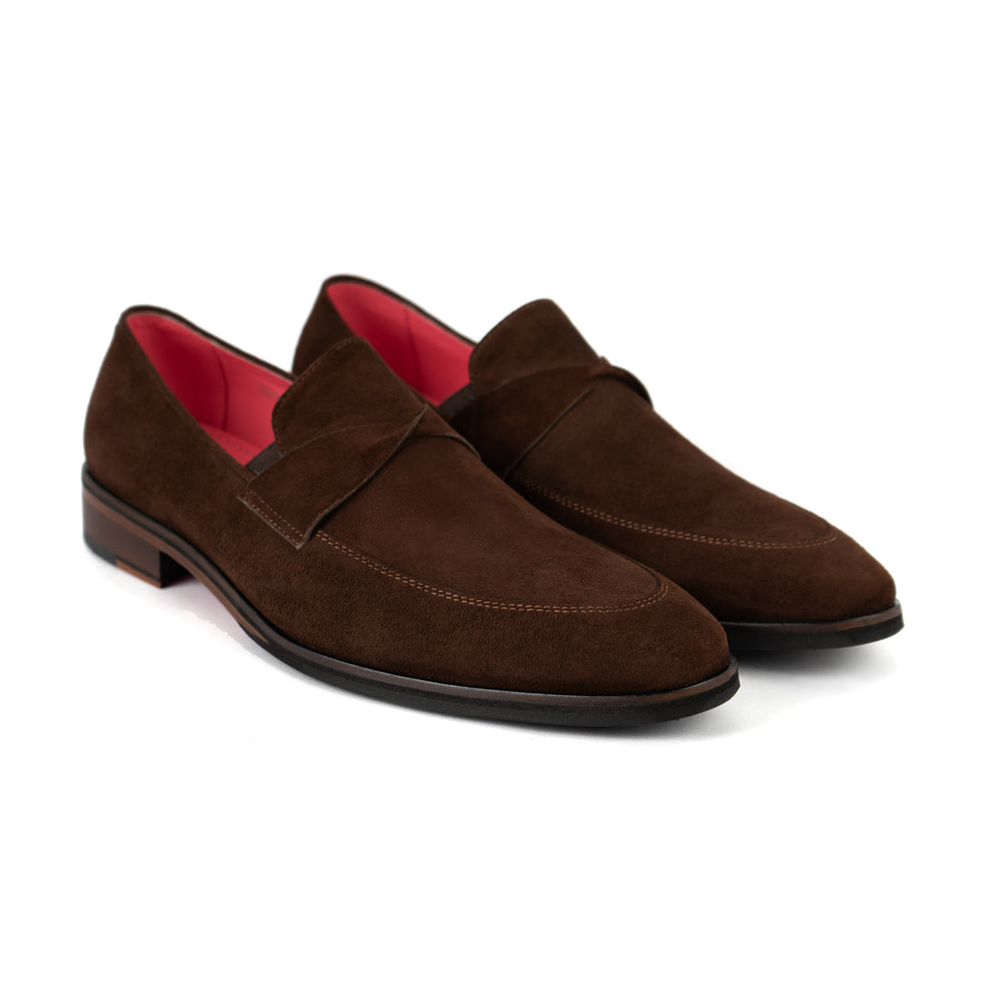 Mocasín Reverso Chocolate Suela Cásica