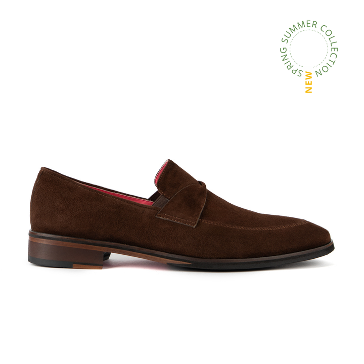 Mocasín Reverso Chocolate Suela Cásica
