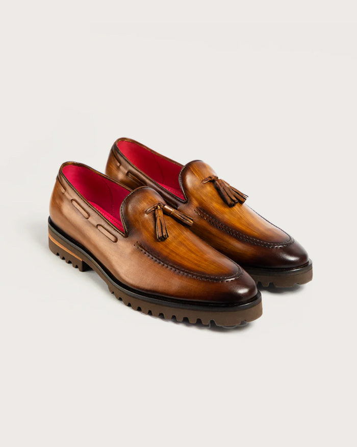 Mocasín Venetto Caramelo Suela Ultraliviana