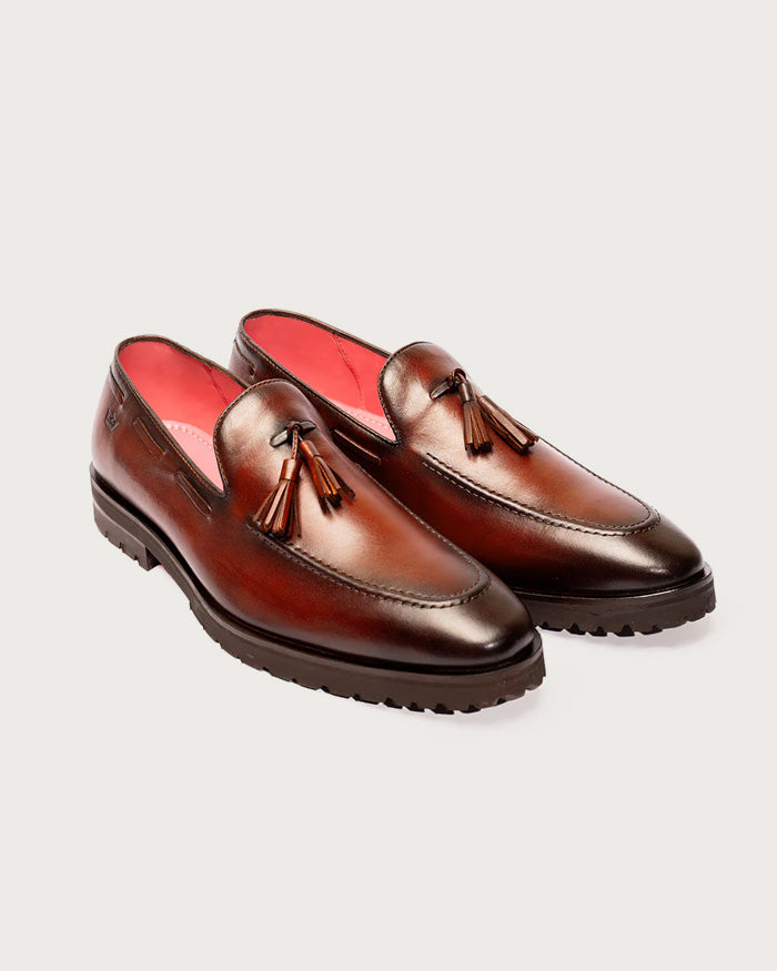 Mocasín Venetto Cognac Suela Ultraliviana