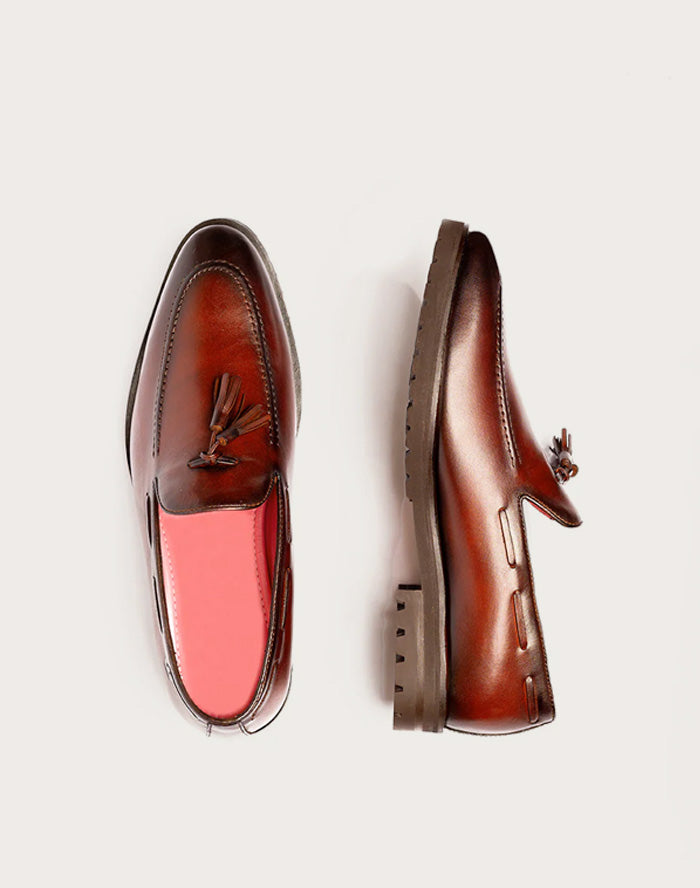 Mocasín Venetto Cognac Suela Ultraliviana