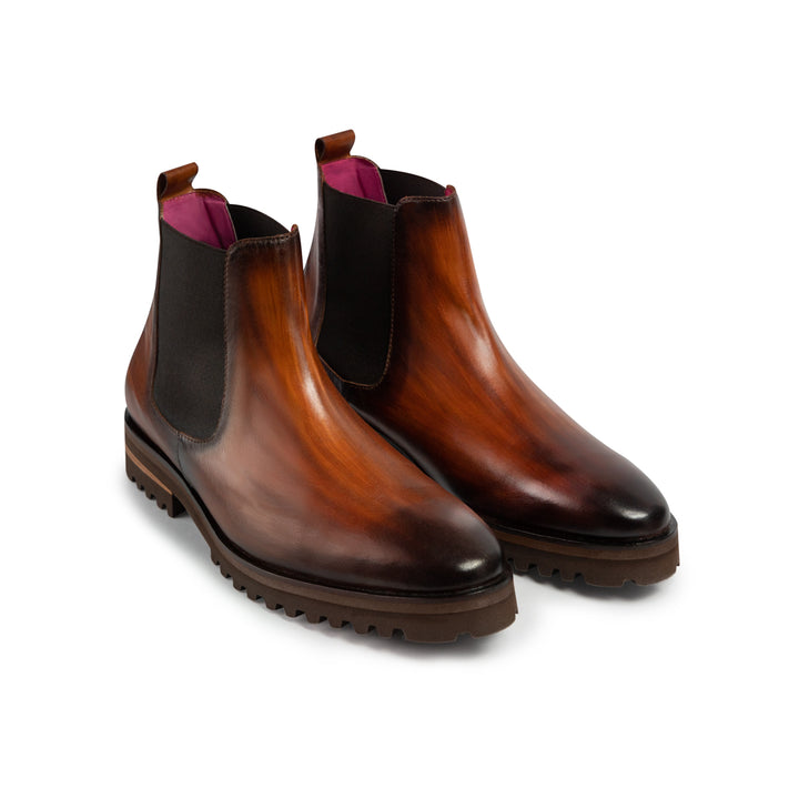 Bota Jacques Cognac Suela Ultraliviana